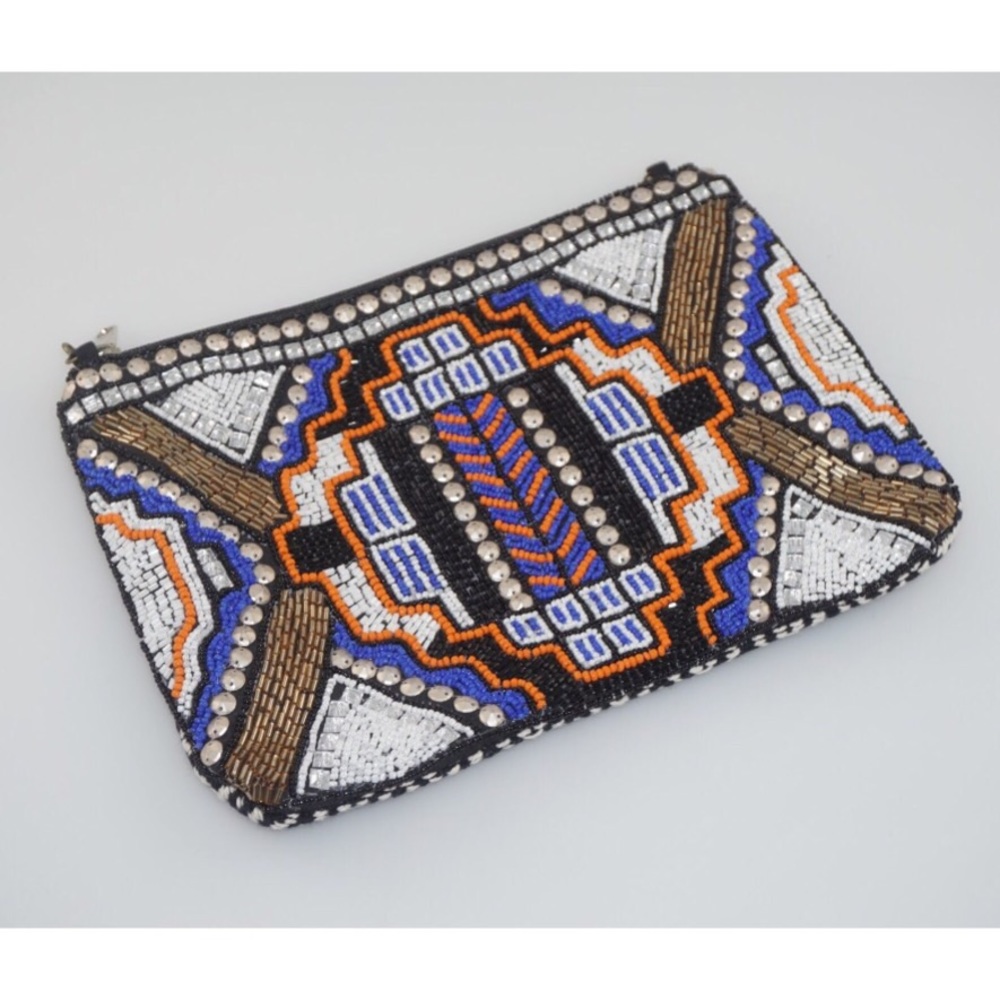 Beaded Crossbody Clutch - Picture 2 of 8